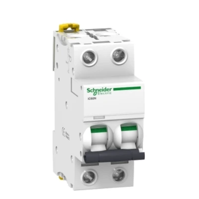 DISJONCTEUR MODULAIRE IC60N 2 PÔLES 10A SCHNEIDER SCHNEIDER - 1