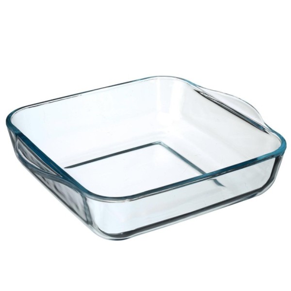 MOULE EN VERRE CARRÉE 25.6*22CM BORCAM