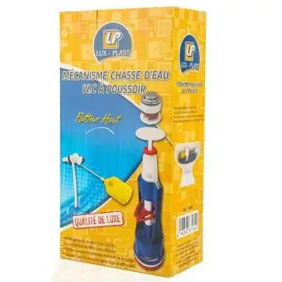 MÉCANISME DE CHASSE D'EAU À POUSSOIR FLOTTEUR HAUT LUX-PLAST LUX-PLAST - 1