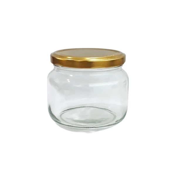 BOITE DE CONSERVATION EN VERRE À COUVERCLE EN MÉTAL 0.4L