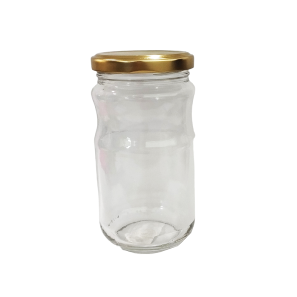 BOITE DE CONSERVATION EN VERRE À COUVERCLE EN MÉTAL 0.37L