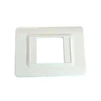 PLAQUE RECTANGULAIRE POUR PRISE BLANC SYS44 SOMEF - 1