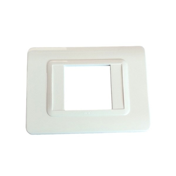 PLAQUE RECTANGULAIRE POUR PRISE BLANC SYS44 SOMEF