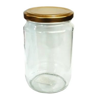 BOITE DE CONSERVATION EN VERRE À COUVERCLE EN MÉTAL 0.72L  - 1