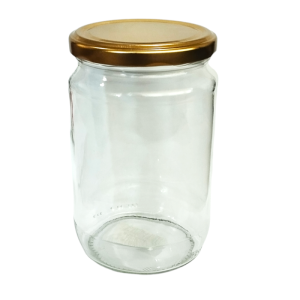 BOITE DE CONSERVATION EN VERRE À COUVERCLE EN MÉTAL 0.72L