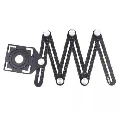 RÈGLE MULTI-ANGLE EN ALLIAGE D’ALUMINIUM POUR TROUS DE CARREAUX 25-40-45MM HOTECHE HOTECHE - 1