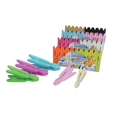 LOT DE 8 PINCES À LINGE PAPILLON SOFPINCE SOFPINCE - 1