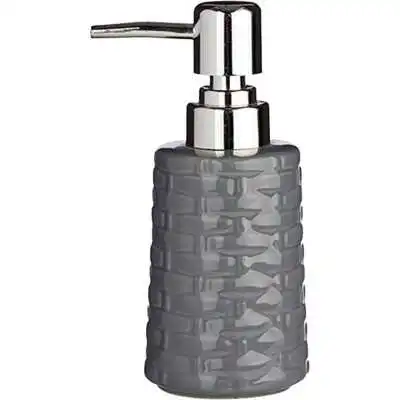 DISTRIBUTEUR DE SAVON EN CÉRAMIQUE GRIS 350 ML BERILO BERILO - 1