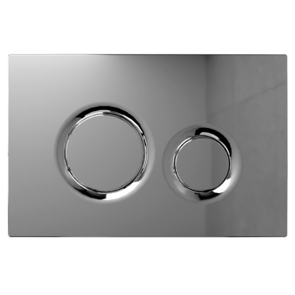 PLAQUE DE DÉCLENCHEMENT RONDE CHROMÉ SOPAL