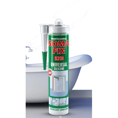 SILICONE BLANC S201 280ML SOMAFIX soma fix - 1