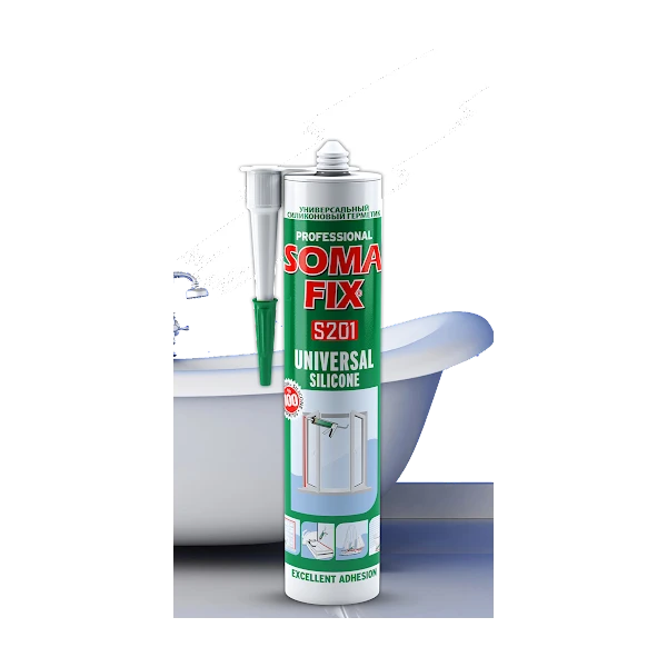 SILICONE BLANC S201 280ML SOMAFIX