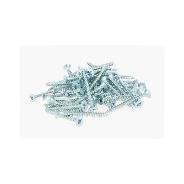 LOT DE 100 VIS BOIS VBA TÊTE FRAISÉE PLATE 4*30MM BRICOLA