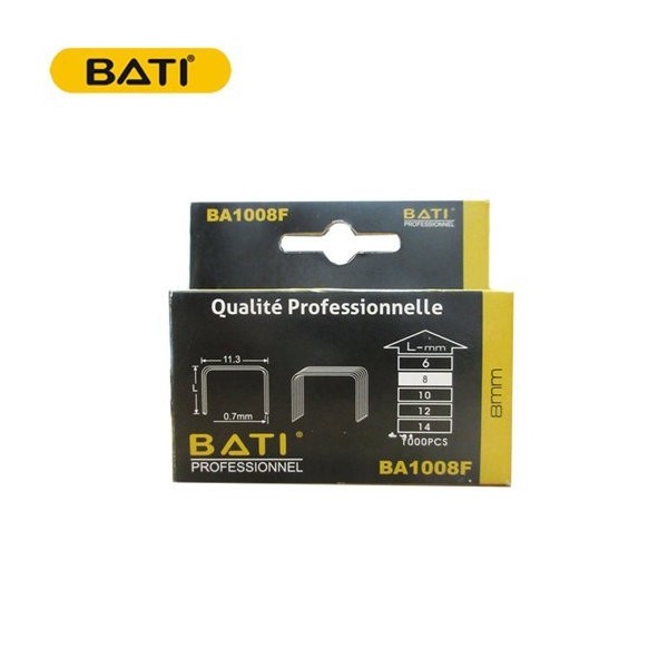 AGRAFE DE 8MM VX1008F 1000 PIÈCES BATI