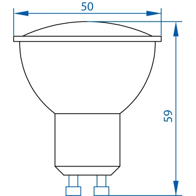 LAMPE SPOT LED GU10 7W LUMIÈRE BLANCHE ECO’NIS FAWANIS FAWANIS - 2