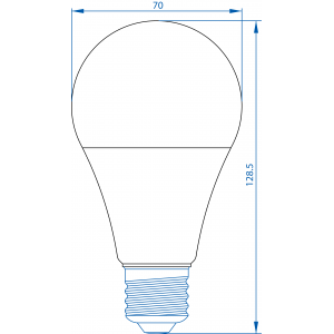 LAMPE LED STANDARD 14W E27 LUMIÈRE BLANCHE ECO’NIS FAWANIS FAWANIS - 2