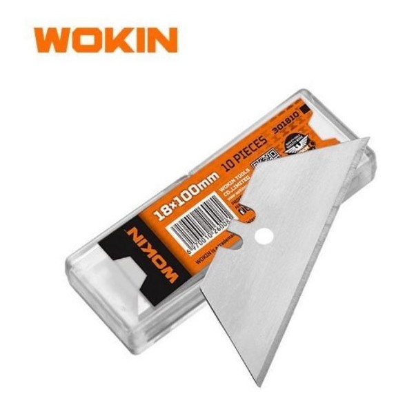 LOT DE 10 LAMES DE CUTTER SK5 19MM WOKIN