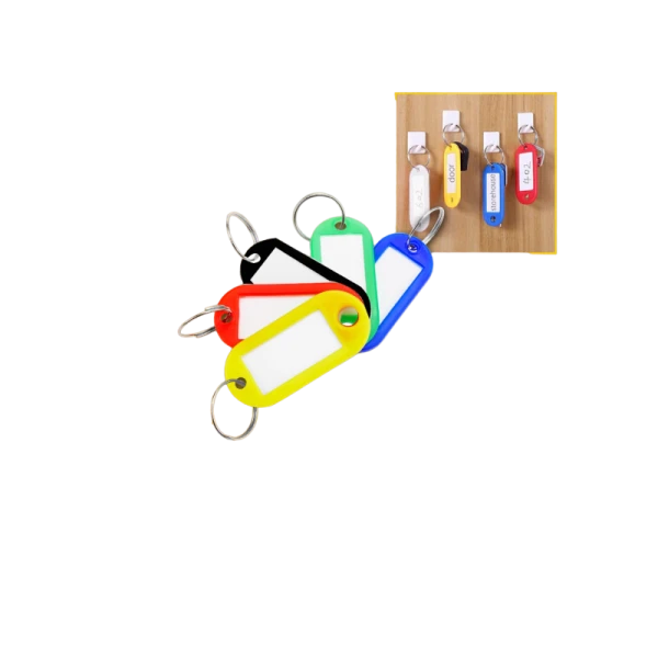 LOT DE 20 PORTE ÉTIQUETTES EN PLASTIQUE HOTECHE