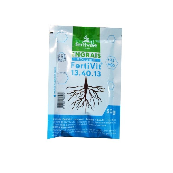 ENGRAIS SOLUBLE FERTIVIT 13-40-13 50G FERTIVERT