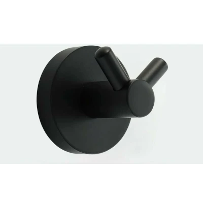 PATÈRE MURALE RONDE NOIR DIAMOND DIAMOND - 1