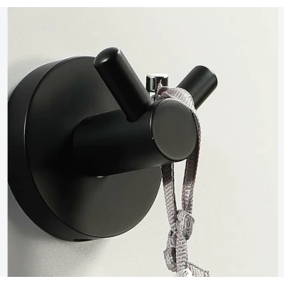 PATÈRE MURALE RONDE NOIR DIAMOND DIAMOND - 2