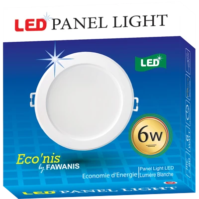 SPOT PANEL LED ENCASTRABLE ROND 6W LUMIÈRE BLANCHE ECO’NIS FAWANIS FAWANIS - 1