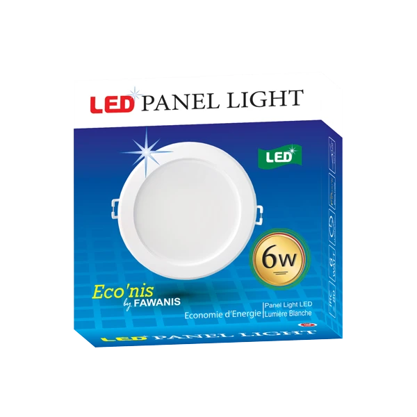 SPOT PANEL LED ENCASTRABLE ROND 6W LUMIÈRE BLANCHE ECO’NIS FAWANIS