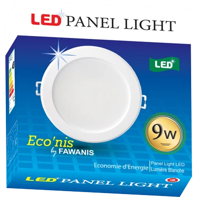 SPOT PANEL LED ENCASTRABLE ROND 9W LUMIÈRE BLANCHE ECO’NIS FAWANIS FAWANIS - 1