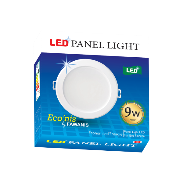 SPOT PANEL LED ENCASTRABLE ROND 9W LUMIÈRE BLANCHE ECO’NIS FAWANIS