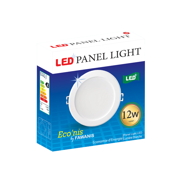 SPOT PANEL LED ENCASTRABLE ROND 12W LUMIÈRE BLANCHE ECO’NIS FAWANIS FAWANIS - 1