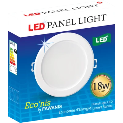 SPOT PANEL LED ENCASTRABLE ROND 18W LUMIÈRE BLANCHE ECO’NIS FAWANIS FAWANIS - 1