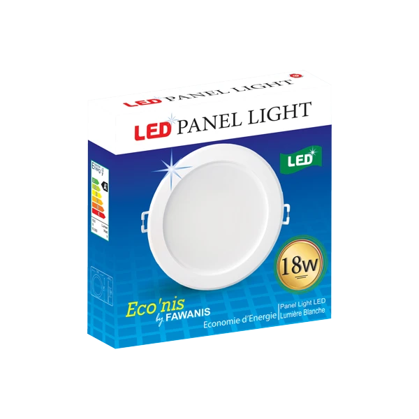 SPOT PANEL LED ENCASTRABLE ROND 18W LUMIÈRE BLANCHE ECO’NIS FAWANIS