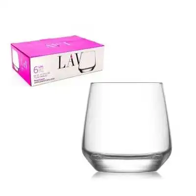 LOT DE 6 VERRES LAL 345ML LAV LAV - 1