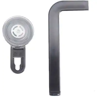 PORTE PAPIER TOILETTE VENTOUSE EN ABS NOIR EJIM EJIM - 3