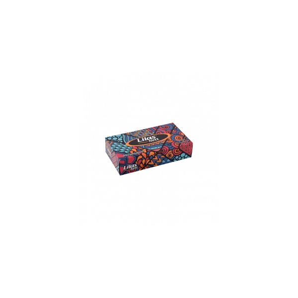 DISTRIBUTEUR DE MOUCHOIR DESIGN MOSAIQUE 100 PIÈCES LILAS