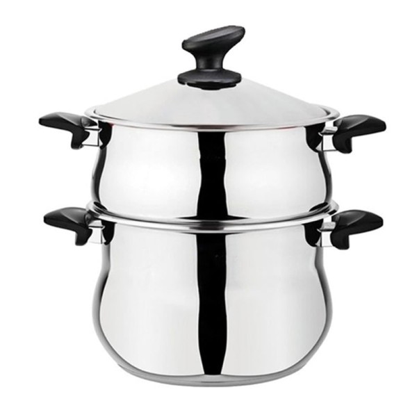 COUSCOUSSIER AVEC COUVERCLE 5L EN INOX 18/10 BONERA