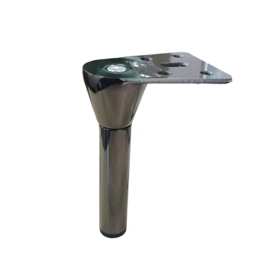 PIED DE MEUBLE H15 COULEUR TITANIUM  - 1