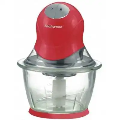 MINI HACHOIR BOL EN VERRE THA-085 400W ROUGE TECHWOOD TECHWOOD - 1