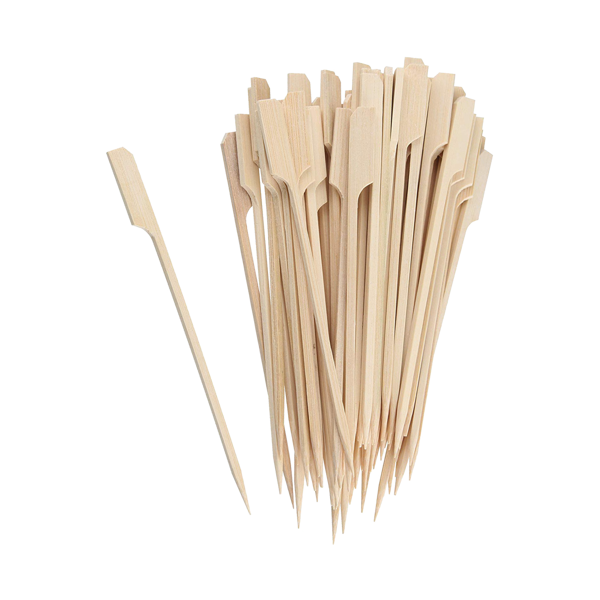 LOT DE 100 MINI BROCHETTES 9CM EN BAMBOU FACKELMANN