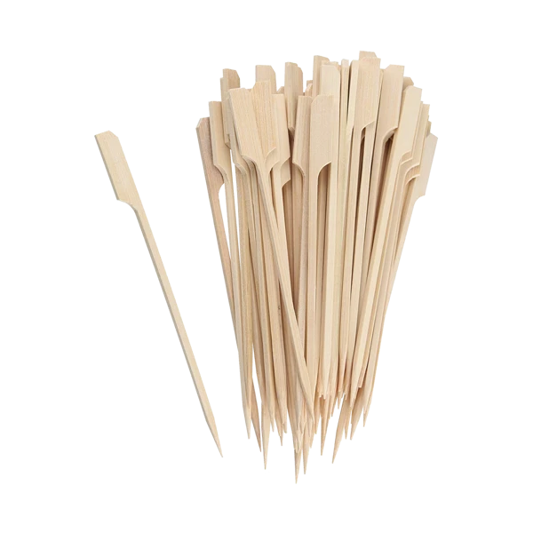 LOT DE 100 MINI BROCHETTES 9CM EN BAMBOU FACKELMANN