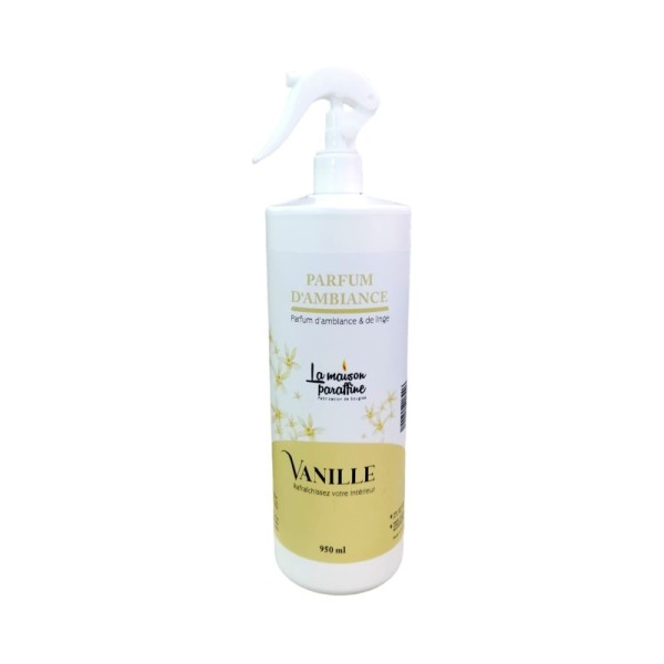 PARFUM D'AMBIANCE ET DE LINGE 950ML VANILLE LA MAISON PARAFFINE