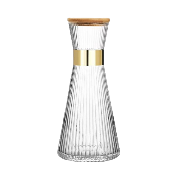 CARAFE AVEC COUVERCLE EN VERRE 25.5CM