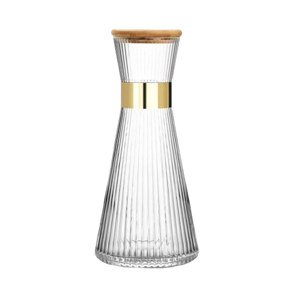 CARAFE AVEC COUVERCLE EN VERRE 25.5CM