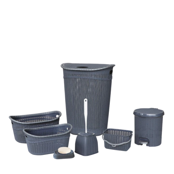 PACK SALLE DE BAIN CROCHET 7 PIÈCES SOTUFAB PLAST