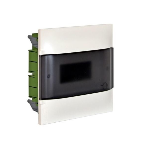 COFFRET ENCASTRÉ 8 MODULES PORTE FUMÉE HOROZ ELECTRIC