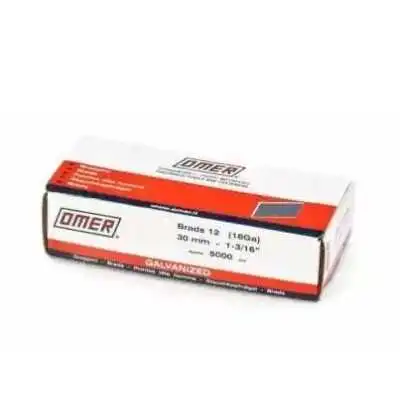 PAQUET DE 5000 POINTE TÈTE HEXAGONALE 12/40MM OMER OMER - 1