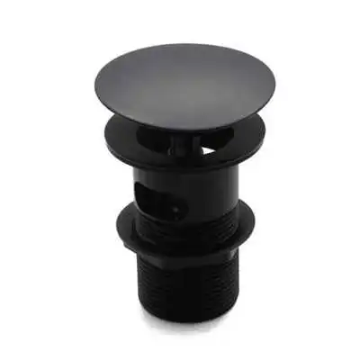 BONDE CLI-CLAC ROND Ø32 EN LAITON NOIR/MAT SAP - 1