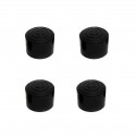 LOT DE 4 EMBOUTS RONDS Ø30MM NOIR  - 1