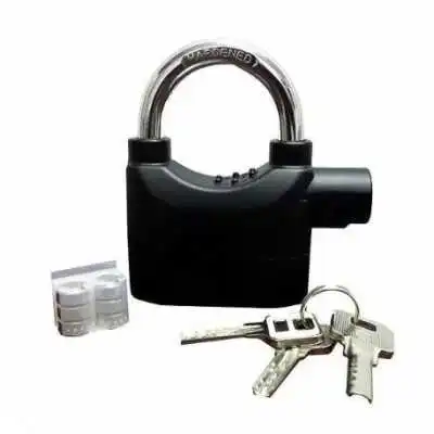 CADENAS ALARME AVEC SIRÈNE DE SÉCURITÉ - 1