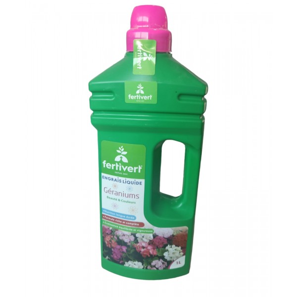 ENGRAIS LIQUIDE POUR GÉRANIUMS 1L FERTIVERT FERTIVERT - 1