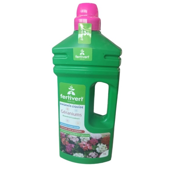 ENGRAIS LIQUIDE POUR GÉRANIUMS 1L FERTIVERT